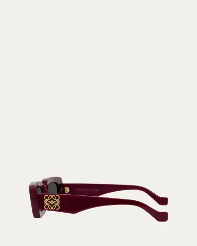 Loewe Anagram Beveled Acetate Rectangle Sunglasses | Thumbnail 5 Loewe Anagram Beveled Acetate Rectangle Sunglasses | Thumbnail 5