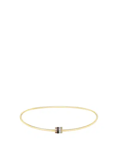 Boucheron Quatre Classique 18K Tricolor Gold Necklace with Brown PVD and Diamonds | Thumbnail 1 Boucheron Quatre Classique 18K Tricolor Gold Necklace with Brown PVD and Diamonds | Thumbnail 1