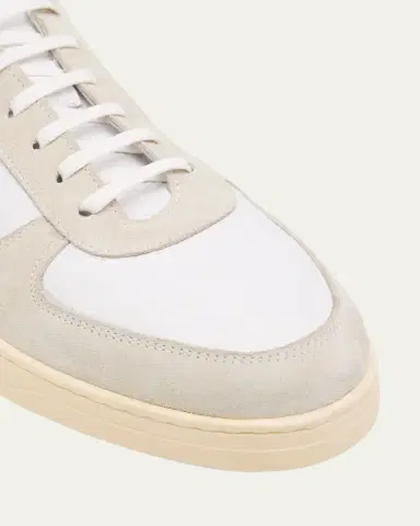 Bergdorf Goodman Men's Deerskin and Suede Low-Top Sneakers | Thumbnail 5 Bergdorf Goodman Men's Deerskin and Suede Low-Top Sneakers | Thumbnail 5