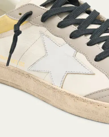 Golden Goose Men's Ball Star Metallic Leather Low-Top Sneakers, Exclusive | Thumbnail 5 Golden Goose Men's Ball Star Metallic Leather Low-Top Sneakers, Exclusive | Thumbnail 5