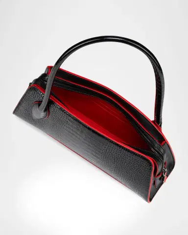 Christian Louboutin Eloise Croc-Embossed Leather Shoulder Bag | Thumbnail 2 Christian Louboutin Eloise Croc-Embossed Leather Shoulder Bag | Thumbnail 2