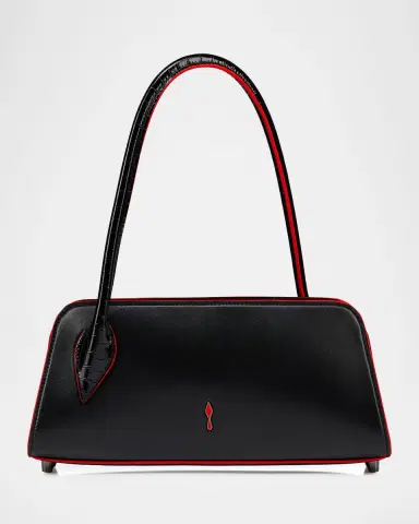 Christian Louboutin Eloise Croc-Embossed Leather Shoulder Bag | Thumbnail 4 Christian Louboutin Eloise Croc-Embossed Leather Shoulder Bag | Thumbnail 4