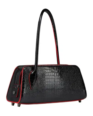 Christian Louboutin Eloise Croc-Embossed Leather Shoulder Bag | Thumbnail 1 Christian Louboutin Eloise Croc-Embossed Leather Shoulder Bag | Thumbnail 1