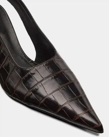 Toteme Croco-Embossed Leather Slingback Pumps | Thumbnail 7 Toteme Croco-Embossed Leather Slingback Pumps | Thumbnail 7