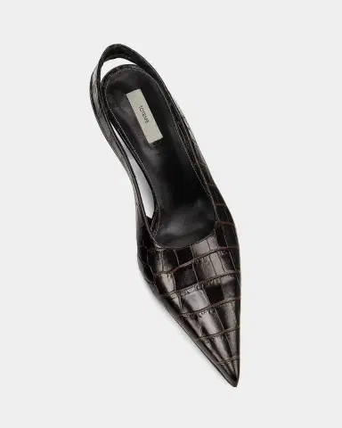 Toteme Croco-Embossed Leather Slingback Pumps | Thumbnail 8 Toteme Croco-Embossed Leather Slingback Pumps | Thumbnail 8
