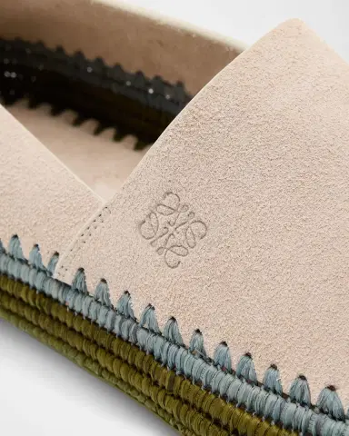 Loewe Men's Rio Suede and Raffia Espadrilles | Thumbnail 4 Loewe Men's Rio Suede and Raffia Espadrilles | Thumbnail 4