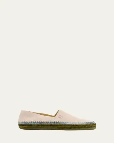 Loewe Men's Rio Suede and Raffia Espadrilles | Thumbnail 6 Loewe Men's Rio Suede and Raffia Espadrilles | Thumbnail 6