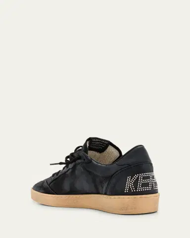 Golden Goose Men's Exclusive Ball Star Nubuck Low-Top Sneakers | Thumbnail 4 Golden Goose Men's Exclusive Ball Star Nubuck Low-Top Sneakers | Thumbnail 4