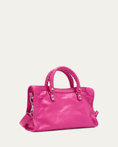Balenciaga Le City Small Leather Top-Handle Bag | Thumbnail 3 Balenciaga Le City Small Leather Top-Handle Bag | Thumbnail 3