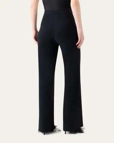 Akris Cashmere Milano Knit Bootcut-Leg Pants | Thumbnail 3 Akris Cashmere Milano Knit Bootcut-Leg Pants | Thumbnail 3