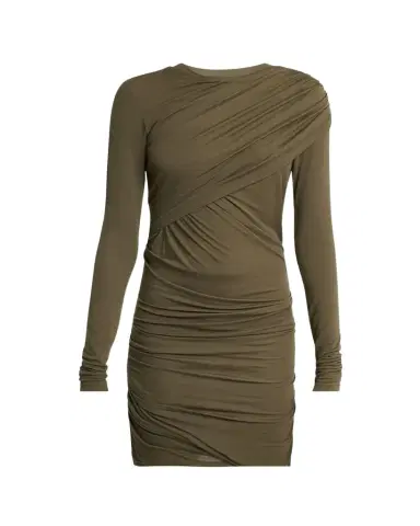 Etoile Isabel Marant Denise Long-Sleeve Draped Mini Dress | Thumbnail 1 Etoile Isabel Marant Denise Long-Sleeve Draped Mini Dress | Thumbnail 1