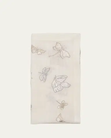 Kim Seybert Monarch Garden Linen Napkin | Thumbnail 2 Kim Seybert Monarch Garden Linen Napkin | Thumbnail 2