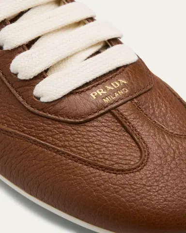 Prada Thin Leather Low-Top Sneakers | Thumbnail 5 Prada Thin Leather Low-Top Sneakers | Thumbnail 5