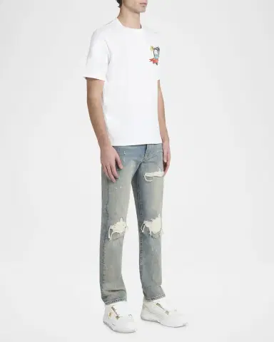 Amiri Men's MA-1 Leather High-Top Sneakers | Thumbnail 2 Amiri Men's MA-1 Leather High-Top Sneakers | Thumbnail 2