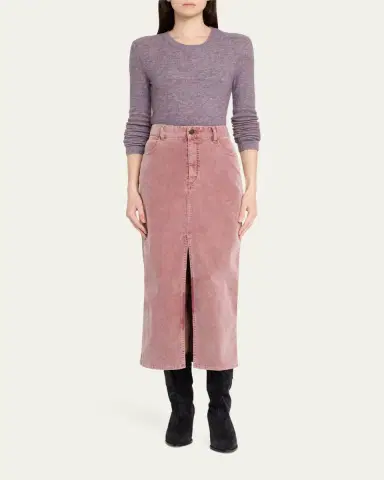 Etoile Isabel Marant Odalie Straight Corduroy Midi Skirt | Thumbnail 2 Etoile Isabel Marant Odalie Straight Corduroy Midi Skirt | Thumbnail 2