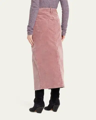 Etoile Isabel Marant Odalie Straight Corduroy Midi Skirt | Thumbnail 3 Etoile Isabel Marant Odalie Straight Corduroy Midi Skirt | Thumbnail 3