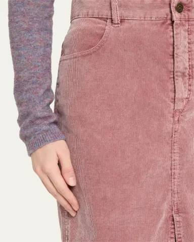 Etoile Isabel Marant Odalie Straight Corduroy Midi Skirt | Thumbnail 5 Etoile Isabel Marant Odalie Straight Corduroy Midi Skirt | Thumbnail 5