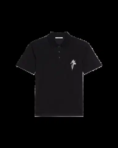 Givenchy Men's Pique Crystal-Motif Polo Shirt | Thumbnail 2 Givenchy Men's Pique Crystal-Motif Polo Shirt | Thumbnail 2