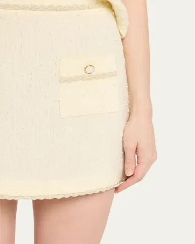 Simkhai Leighton Boucle Mini Skirt | Thumbnail 5 Simkhai Leighton Boucle Mini Skirt | Thumbnail 5