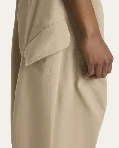 Alaïa Mid-Rise Washed Chino Barrel-Leg Cargo Trousers | Thumbnail 9 Alaïa Mid-Rise Washed Chino Barrel-Leg Cargo Trousers | Thumbnail 9