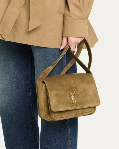 Saint Laurent Niki YSL Crossbody Bag in Suede | Thumbnail 2 Saint Laurent Niki YSL Crossbody Bag in Suede | Thumbnail 2
