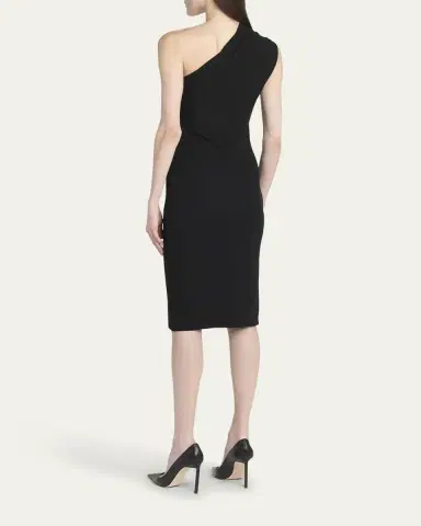 TOM FORD Strass Ruched One-Shoulder Dress | Thumbnail 3 TOM FORD Strass Ruched One-Shoulder Dress | Thumbnail 3