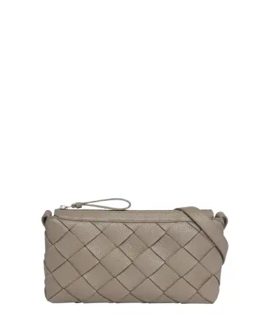 Bottega Veneta Men's Diago Zip Intreccio Taurillon Messenger Bag | Thumbnail 1 Bottega Veneta Men's Diago Zip Intreccio Taurillon Messenger Bag | Thumbnail 1