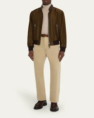 Bergdorf Goodman Men's Moc-Toe Grained Leather Lace-Up Boots | Thumbnail 3 Bergdorf Goodman Men's Moc-Toe Grained Leather Lace-Up Boots | Thumbnail 3