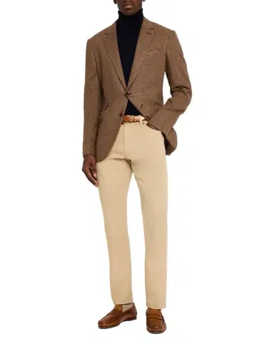 Ralph Lauren Purple Label Slim Fit Stretch Twill Pant | Thumbnail 1 Ralph Lauren Purple Label Slim Fit Stretch Twill Pant | Thumbnail 1
