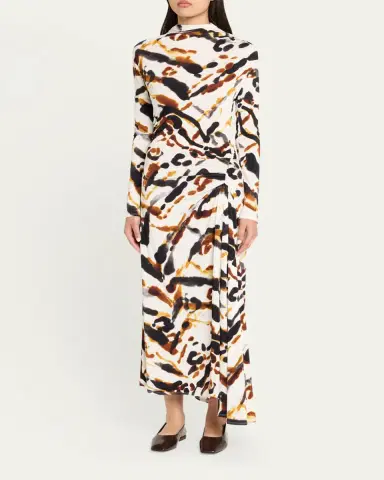A.L.C. Lia Long-Sleeve Maxi Dress | Thumbnail 4 A.L.C. Lia Long-Sleeve Maxi Dress | Thumbnail 4
