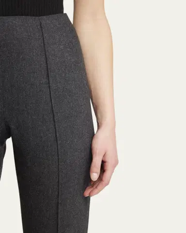 Giorgio Armani Cashmere Flannel Slim-Leg Ankle Trousers | Thumbnail 5 Giorgio Armani Cashmere Flannel Slim-Leg Ankle Trousers | Thumbnail 5