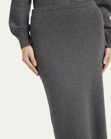 Tom Ford Fine Cashmere-Cotton Rib Pencil Skirt | Thumbnail 5 Tom Ford Fine Cashmere-Cotton Rib Pencil Skirt | Thumbnail 5