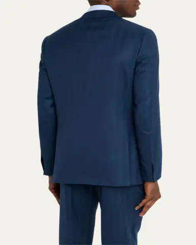 Brioni Men's Wool Herringbone Two-Piece Suit | Thumbnail 5 Brioni Men's Wool Herringbone Two-Piece Suit | Thumbnail 5