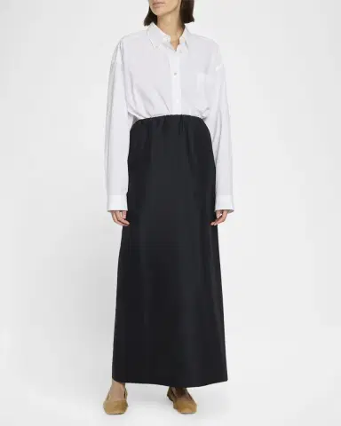 The Row Victoria Oversized Button-Front Shirt | Thumbnail 2 The Row Victoria Oversized Button-Front Shirt | Thumbnail 2