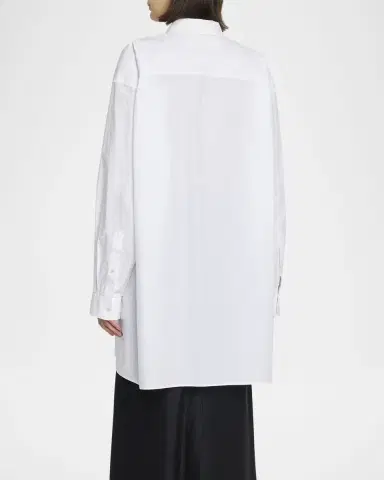 The Row Victoria Oversized Button-Front Shirt | Thumbnail 3 The Row Victoria Oversized Button-Front Shirt | Thumbnail 3