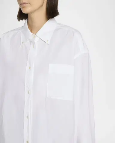 The Row Victoria Oversized Button-Front Shirt | Thumbnail 5 The Row Victoria Oversized Button-Front Shirt | Thumbnail 5