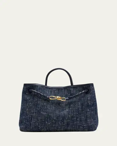 Bottega Veneta Andiamo Medium Boucle Denim Tote Bag | Thumbnail 6 Bottega Veneta Andiamo Medium Boucle Denim Tote Bag | Thumbnail 6