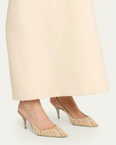 René Caovilla 80mm Embellished Net Tulle Pumps | Thumbnail 2 René Caovilla 80mm Embellished Net Tulle Pumps | Thumbnail 2