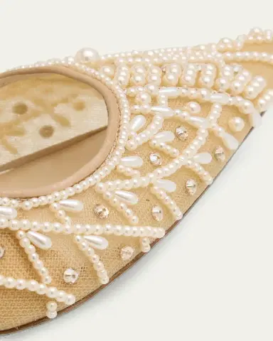 René Caovilla 80mm Embellished Net Tulle Pumps | Thumbnail 5 René Caovilla 80mm Embellished Net Tulle Pumps | Thumbnail 5