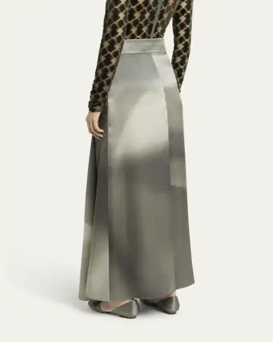 Giorgio Armani Ombre Silk Maxi Wrap Skirt | Thumbnail 3 Giorgio Armani Ombre Silk Maxi Wrap Skirt | Thumbnail 3