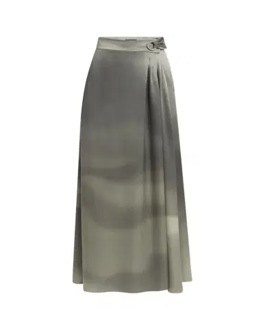 Giorgio Armani Ombre Silk Maxi Wrap Skirt | Thumbnail 1 Giorgio Armani Ombre Silk Maxi Wrap Skirt | Thumbnail 1