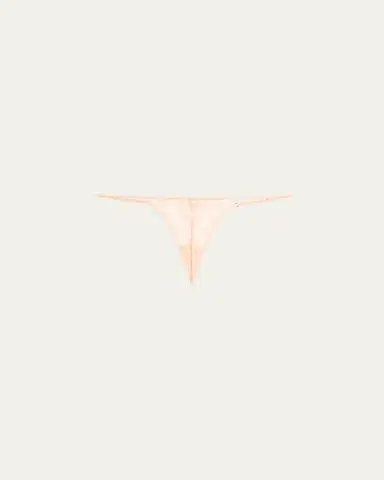 Kiki de Montparnasse Rosette Embroidered Low-Rise G-String | Thumbnail 2 Kiki de Montparnasse Rosette Embroidered Low-Rise G-String | Thumbnail 2