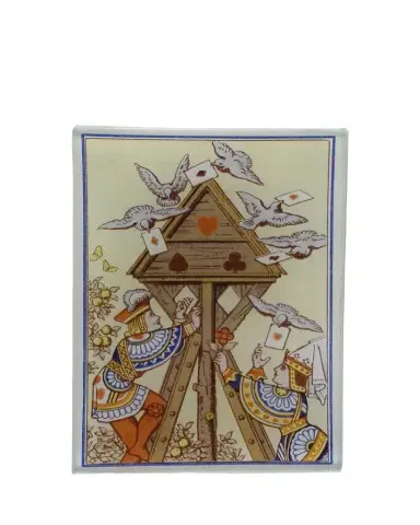 John Derian Bird House (Card Back) Trinket Tray, 3.5" x 5" | Thumbnail 1 John Derian Bird House (Card Back) Trinket Tray, 3.5" x 5" | Thumbnail 1