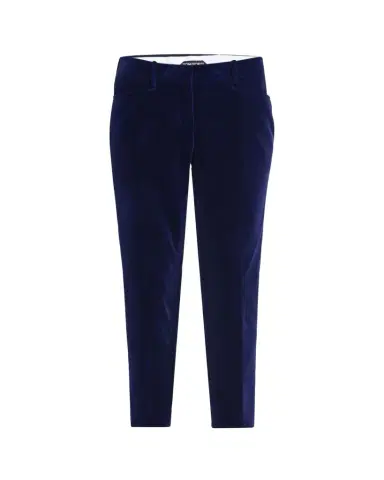 TOM FORD Velvet Slim-Leg Ankle Cigarette Trousers | Thumbnail 1 TOM FORD Velvet Slim-Leg Ankle Cigarette Trousers | Thumbnail 1