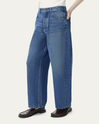 Loewe Men's Straight Fit Cropped Jeans | Thumbnail 2 Loewe Men's Straight Fit Cropped Jeans | Thumbnail 2