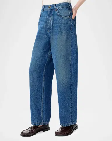 Loewe Men's Straight Fit Cropped Jeans | Thumbnail 7 Loewe Men's Straight Fit Cropped Jeans | Thumbnail 7
