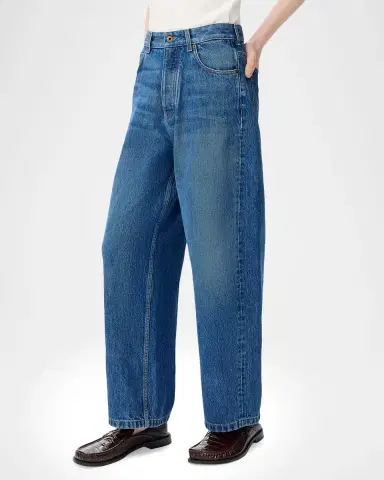 Loewe Men's Straight Fit Cropped Jeans | Thumbnail 9 Loewe Men's Straight Fit Cropped Jeans | Thumbnail 9