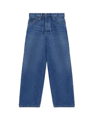 Loewe Men's Straight Fit Cropped Jeans | Thumbnail 1 Loewe Men's Straight Fit Cropped Jeans | Thumbnail 1
