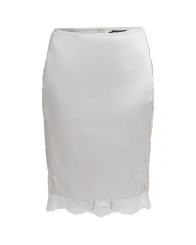Tom Ford Lace-Inset Stretch Crepe Satin Skirt | Thumbnail 1 Tom Ford Lace-Inset Stretch Crepe Satin Skirt | Thumbnail 1