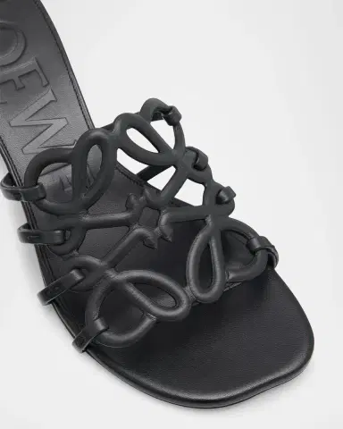 Loewe x Paula 's Ibiza Petal Anagram Leather Caged Mule Sandals | Thumbnail 5 Loewe x Paula 's Ibiza Petal Anagram Leather Caged Mule Sandals | Thumbnail 5